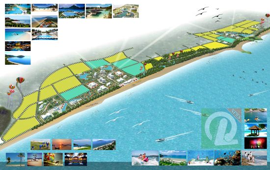 Bản đồ Quy hoạch khu du lịch Biển Quỳnh