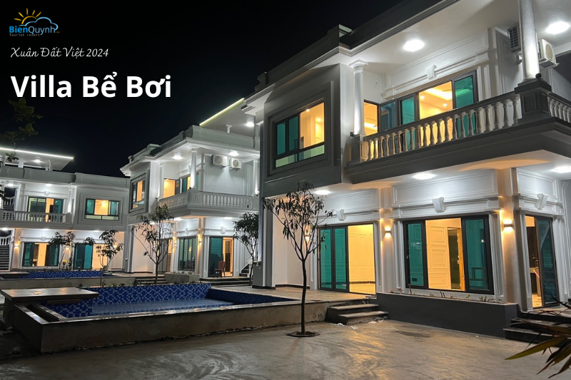 Khu Villa bể bơi Xuân Đất Việt tại Biển Quỳnh - Nơi nghỉ dưỡng lý tưởng